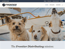 Tablet Screenshot of frontierdistributing.com